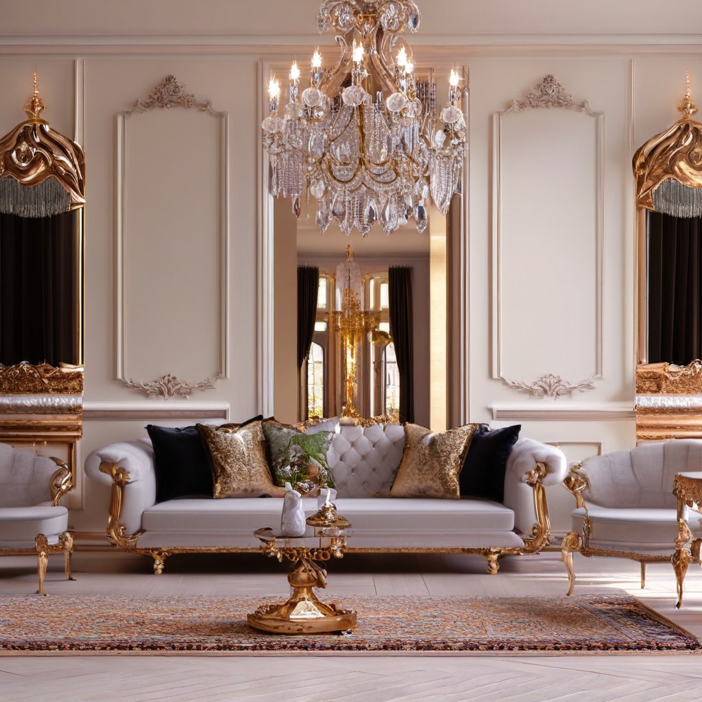 Luxusmöbel Bredeney: Luxuriöses Wohnzimmer in einer Stadtvilla von Casa Padrino