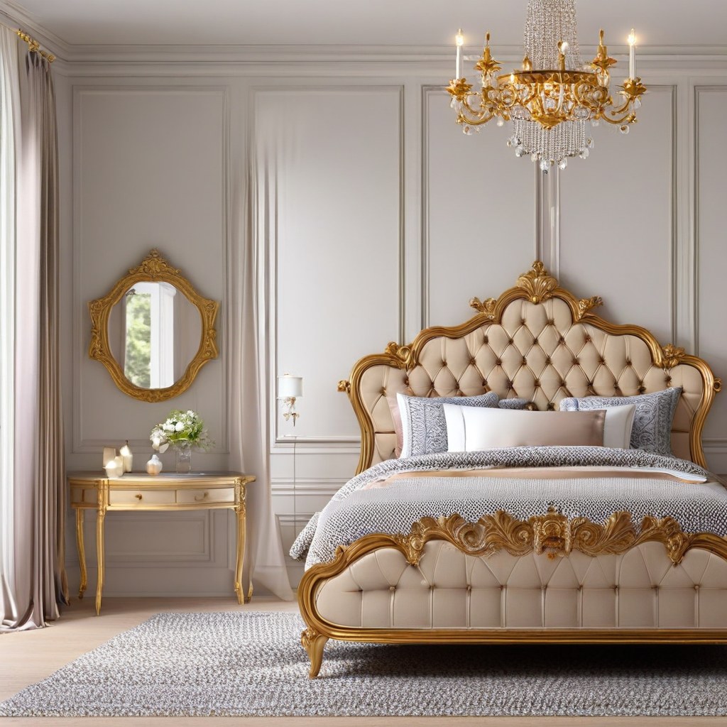 Luxusmöbel Castrop-Rauxel: Barock Schlafzimmer von Casa Padrino