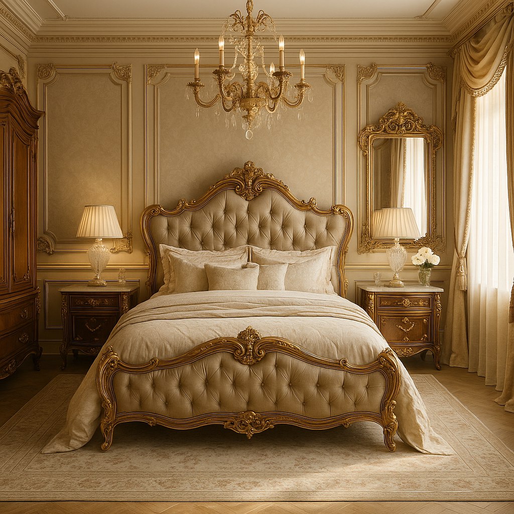 Luxusmöbel Hagen: Barock Schlafzimmer von Casa Padrino