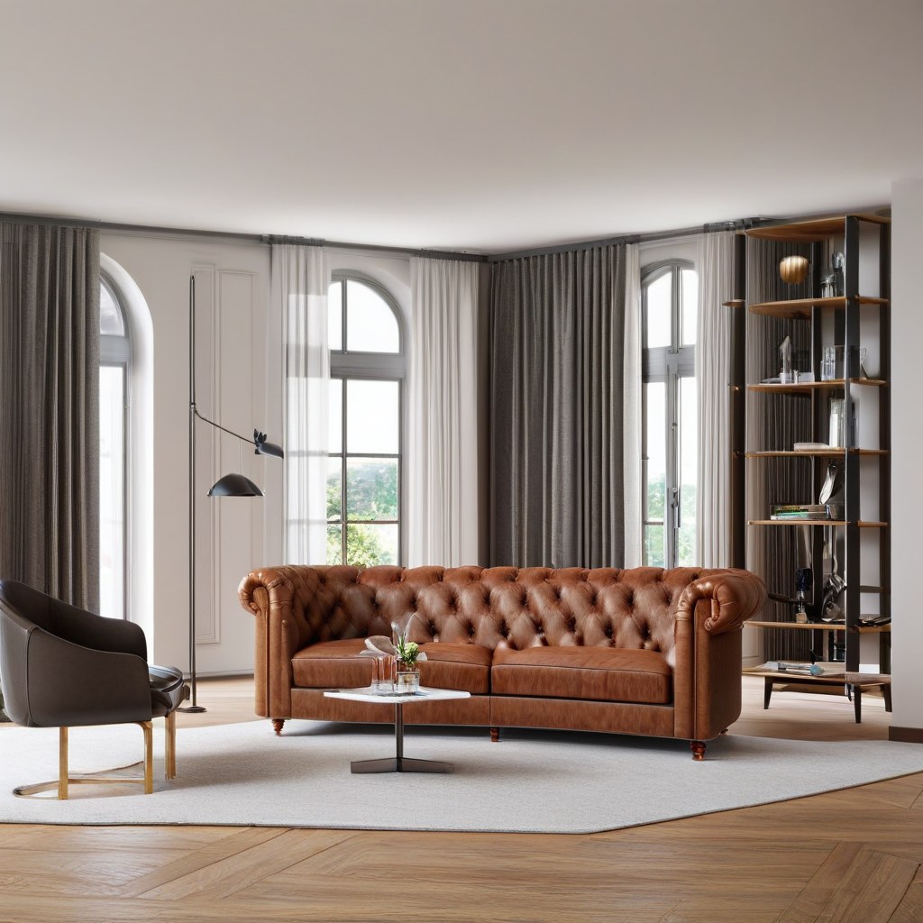 Luxusmöbel Herne: Designer Sessel im Wohnbereich von Casa Padrino