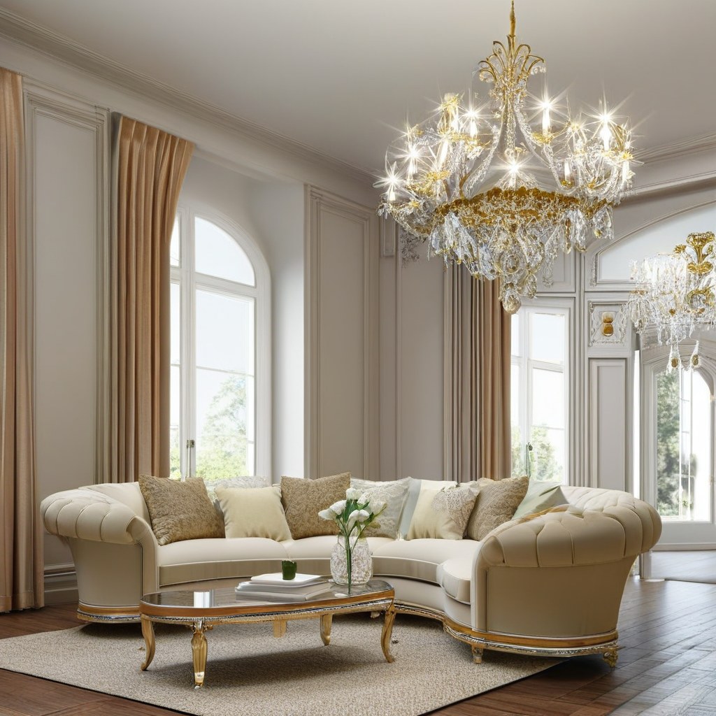 Luxusmöbel Herne: Luxuriöses Wohnzimmer mit Samt Sofa von Casa Padrino