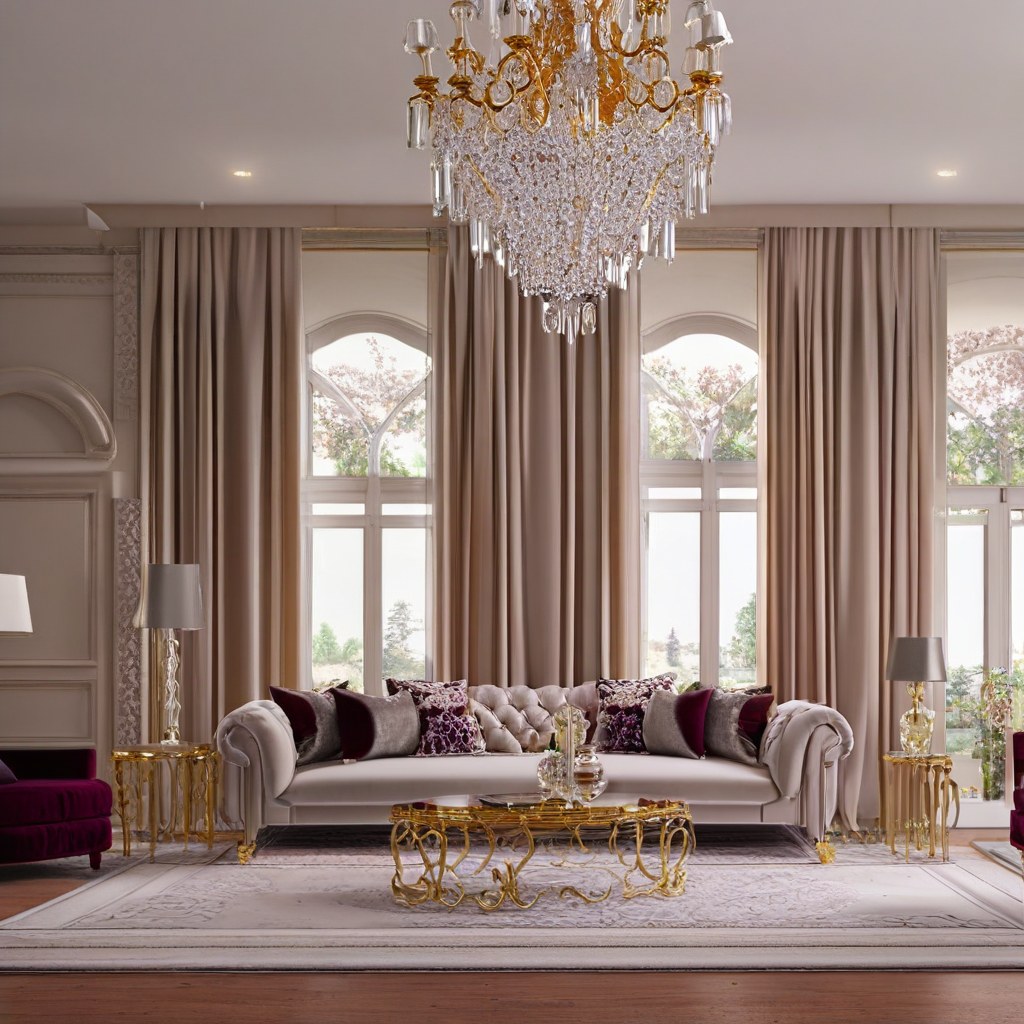 Luxusmöbel Kettwig: Luxuriöses Wohnzimmer in einer Altbauvilla von Casa Padrino