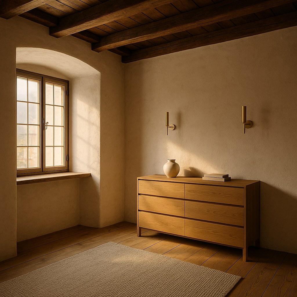 Luxusmöbel Kitzbühel: Wohnung in der Vorderstadt mit alter Holzdecke von Casa Padrino