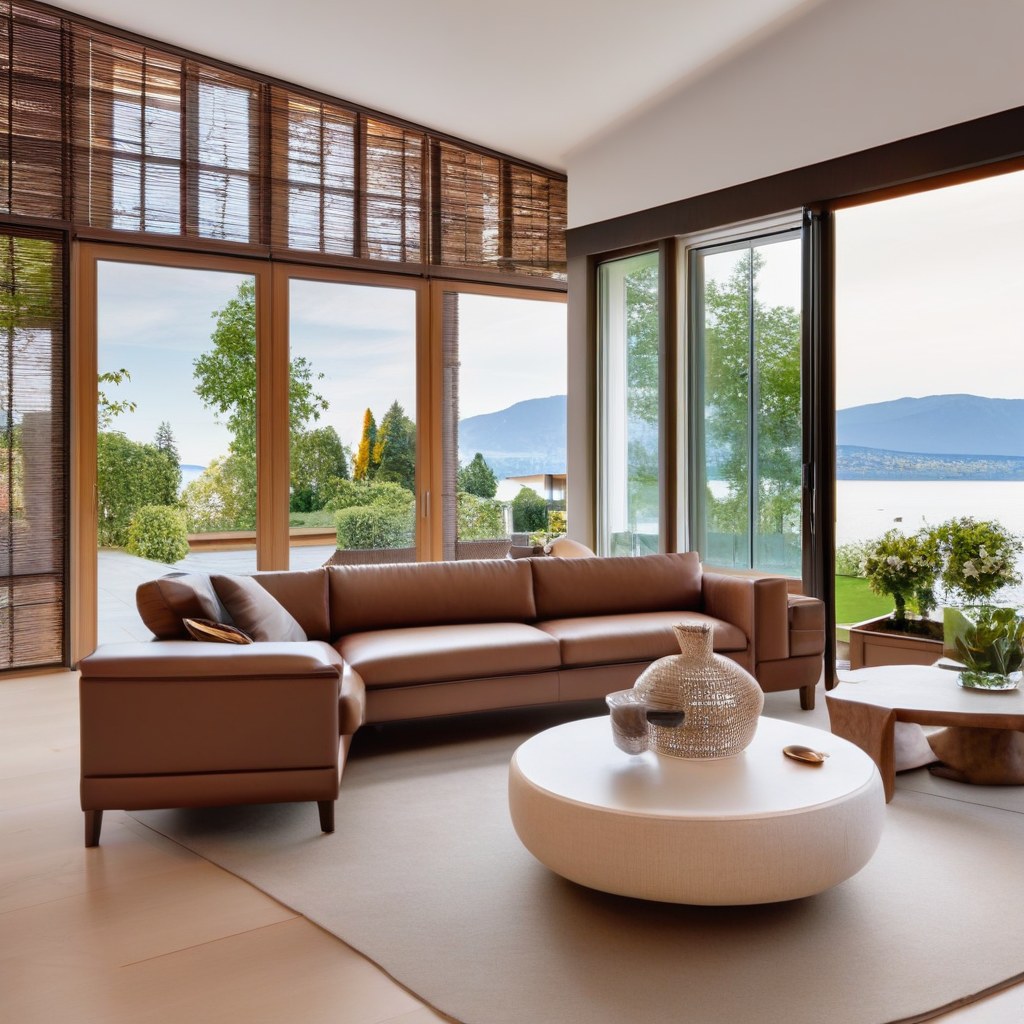 Luxusmöbel Konstanz Penthouse Wohnbereich mit Designer Möbeln von Casa Padrino