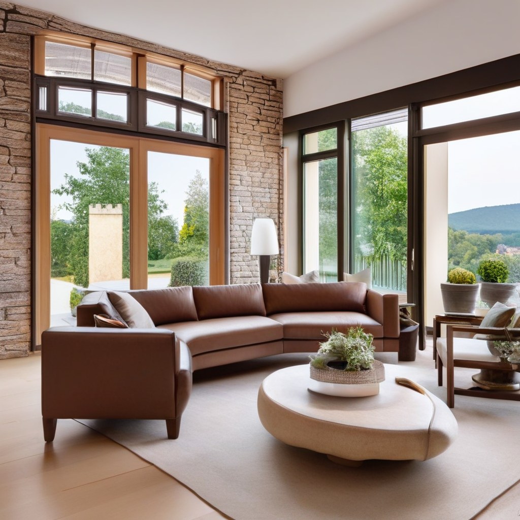 Luxusmöbel Kronberg Penthouse Wohnbereich mit Designer Möbeln von Casa Padrino