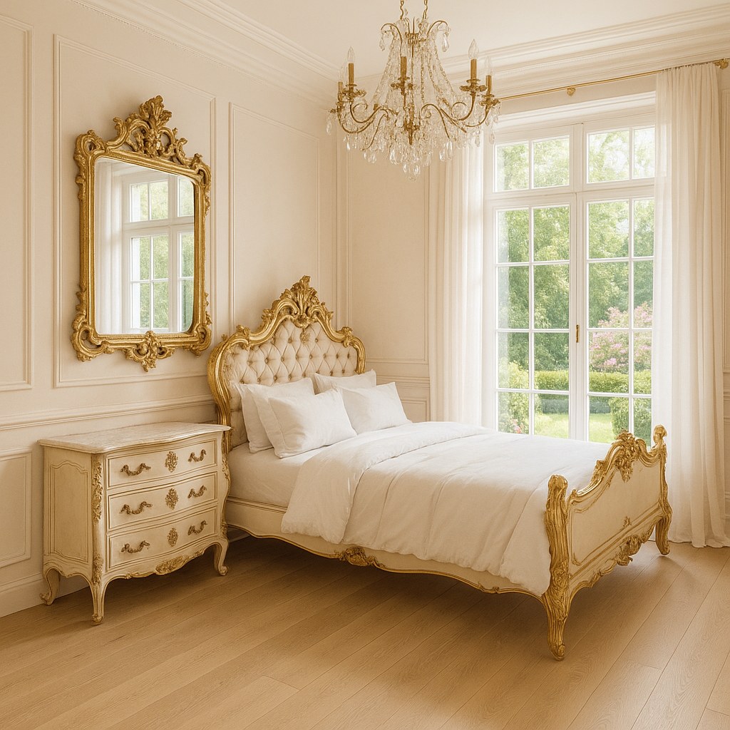 Luxusmöbel München Barock Schlafzimmer in Stadtvilla von Casa Padrino