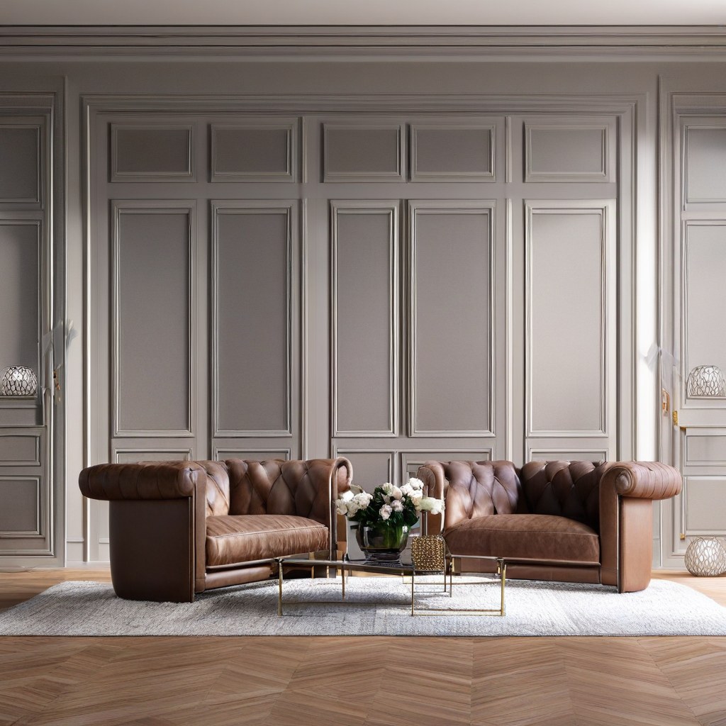 Luxusmöbel Münster: Designer Sessel im Wohnbereich von Casa Padrino