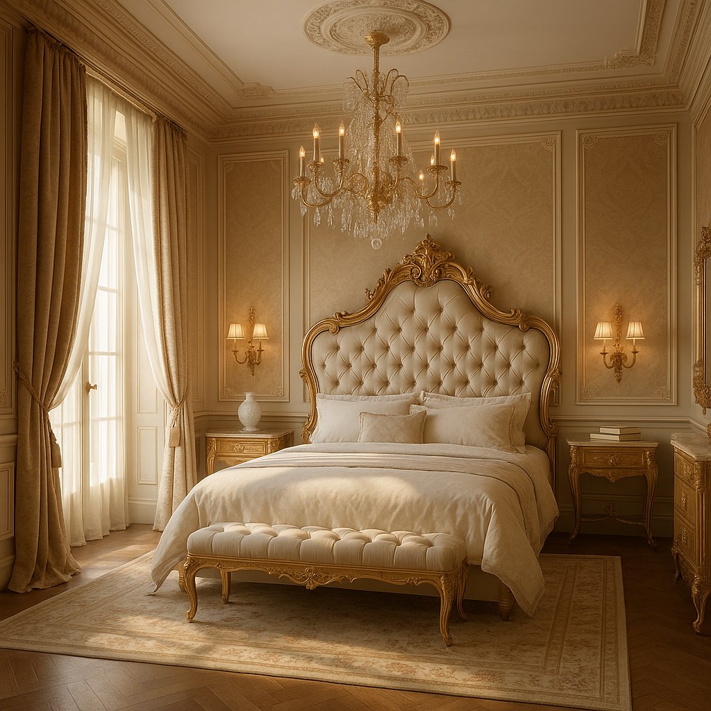 Luxusmöbel Neuss: Barock Schlafzimmer von Casa Padrino
