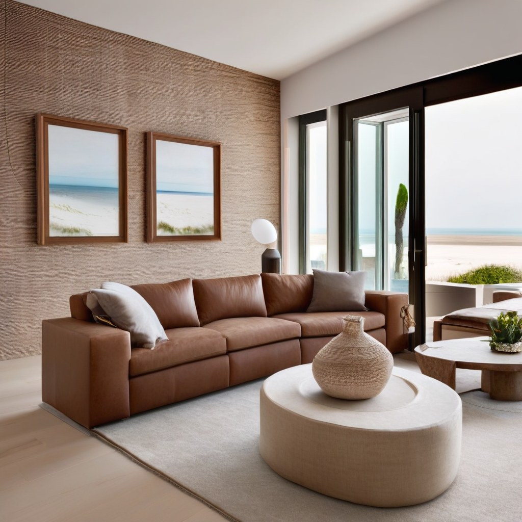 Luxusmöbel Norderney Penthouse Wohnbereich mit Designer Möbeln von Casa Padrino