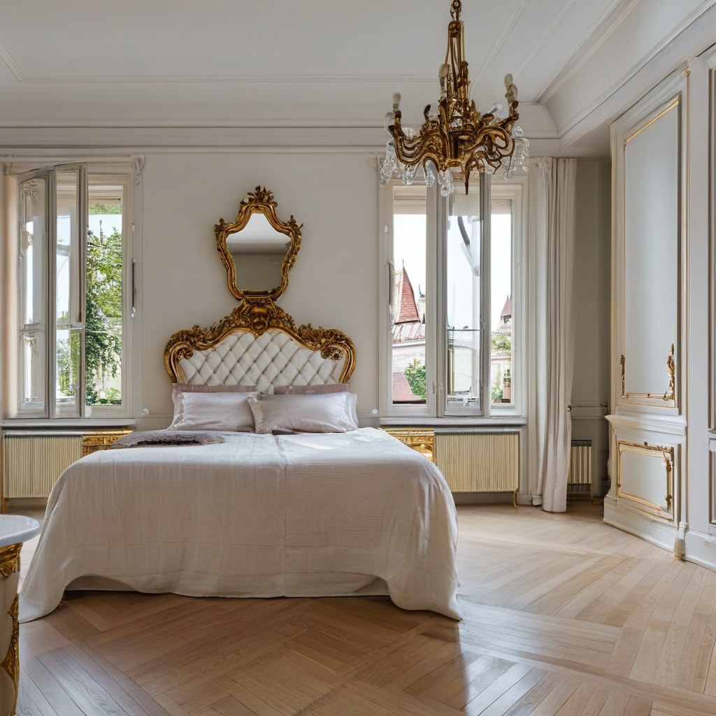 Luxusmöbel Nürnberg Barock Schlafzimmer in Stadtvilla von Casa Padrino