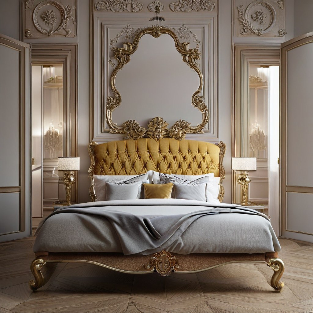Luxusmöbel Oberhausen: Barock Schlafzimmer von Casa Padrino