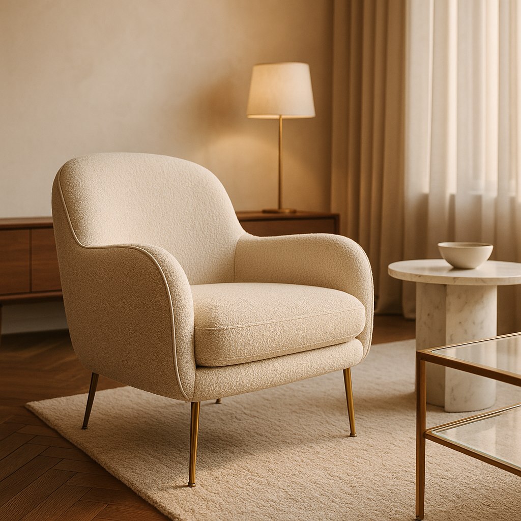 Luxusmöbel Ratingen: Designer Sessel im Wohnbereich von Casa Padrino