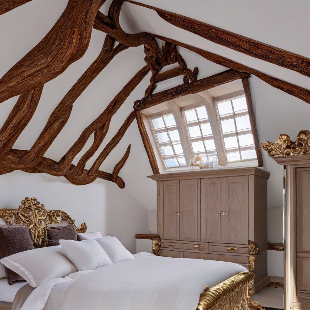 Luxusmöbel Sylt in barockem Schlafzimmer einer Inselvilla von Casa Padrino
