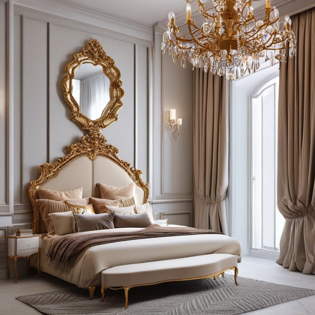 Luxusmöbel Wanne-Eickel: Barock Schlafzimmer von Casa Padrino