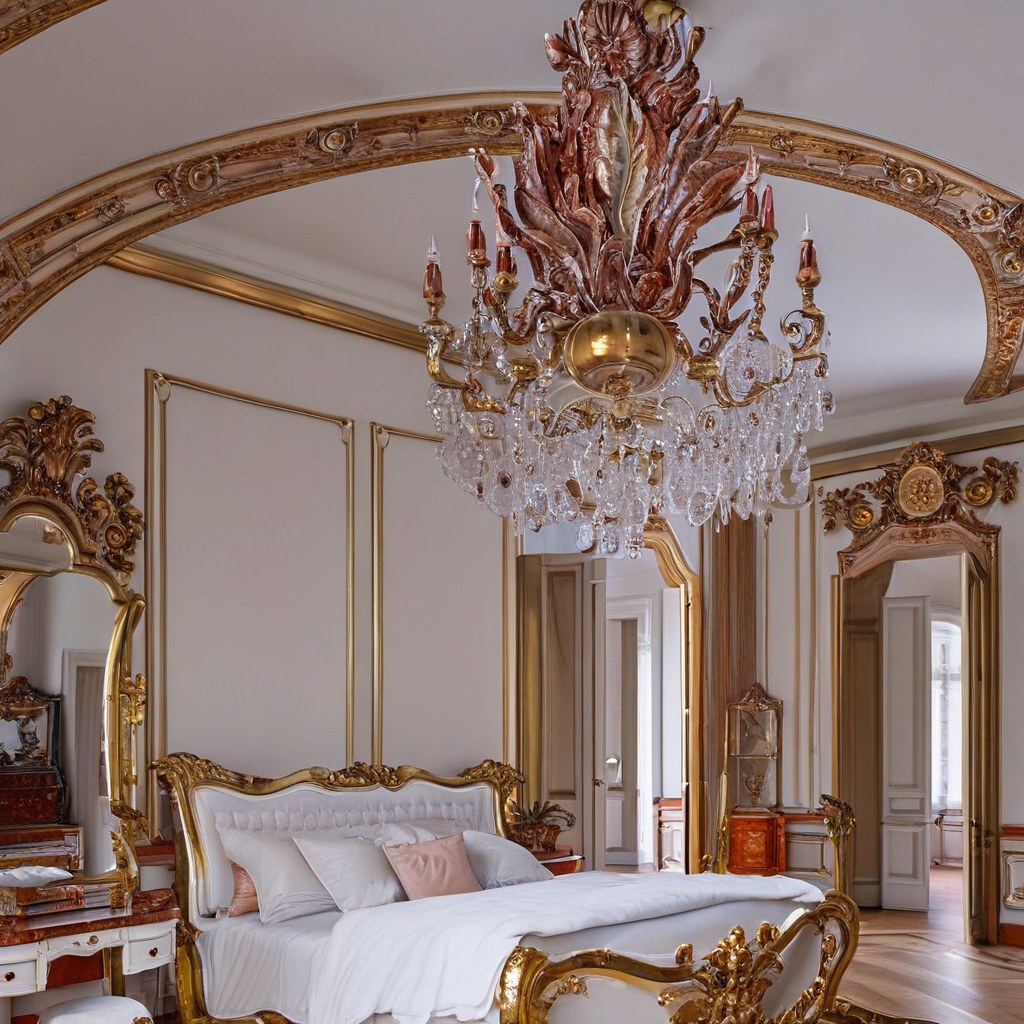 Luxusmöbel Wiesbaden Barock Schlafzimmer in Stadtvilla von Casa Padrino