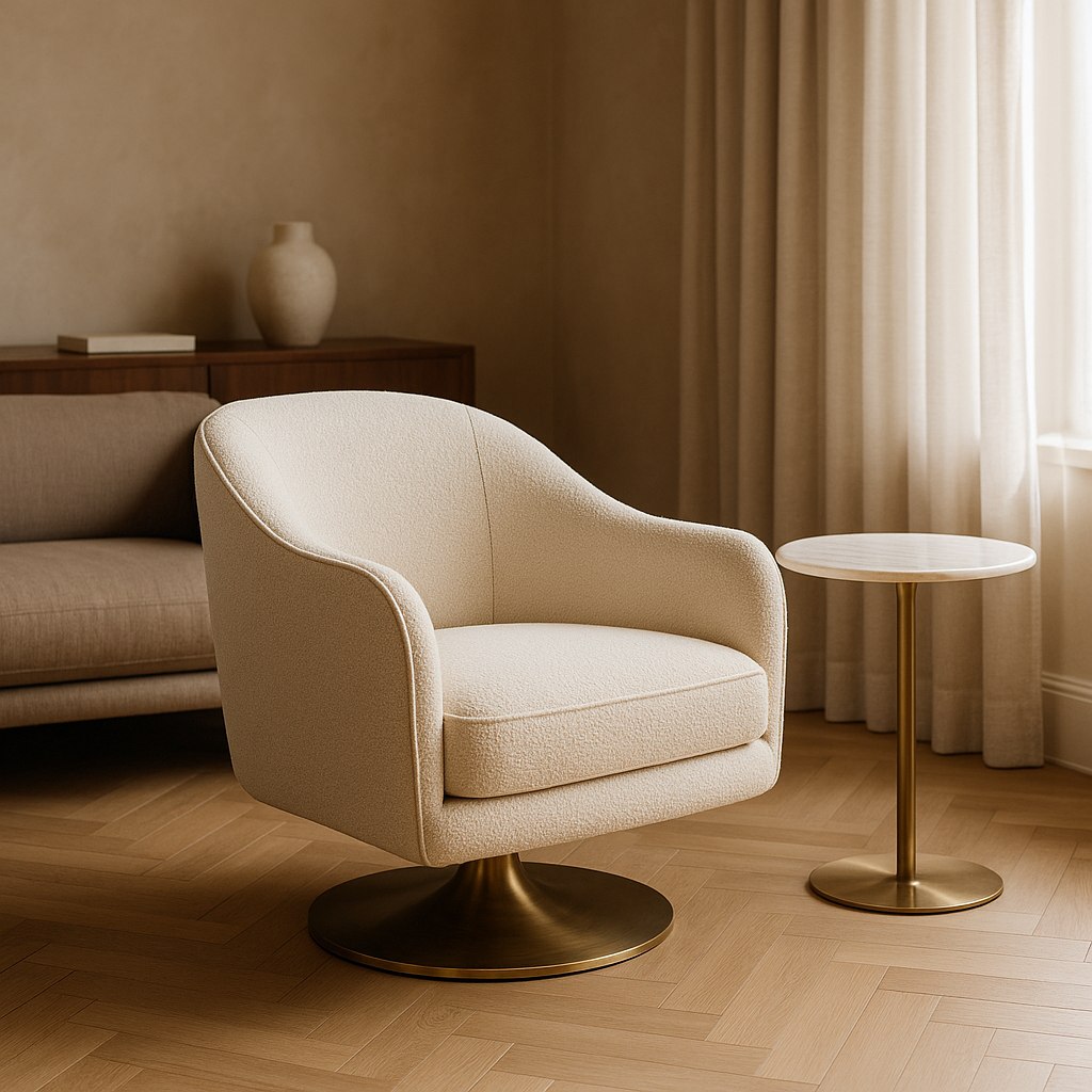 Luxusmöbel Witten: Designer Sessel im Wohnbereich von Casa Padrino