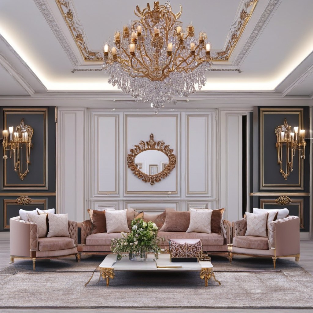 High-back throne style baroque armchair by Casa Padrino
