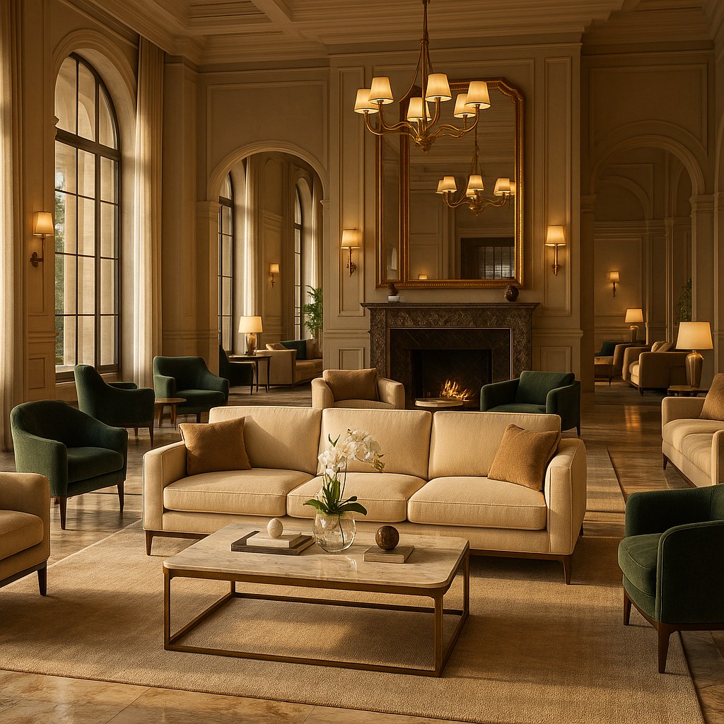 Hospitality furniture collection of sofas and armchairs by Casa Padrino