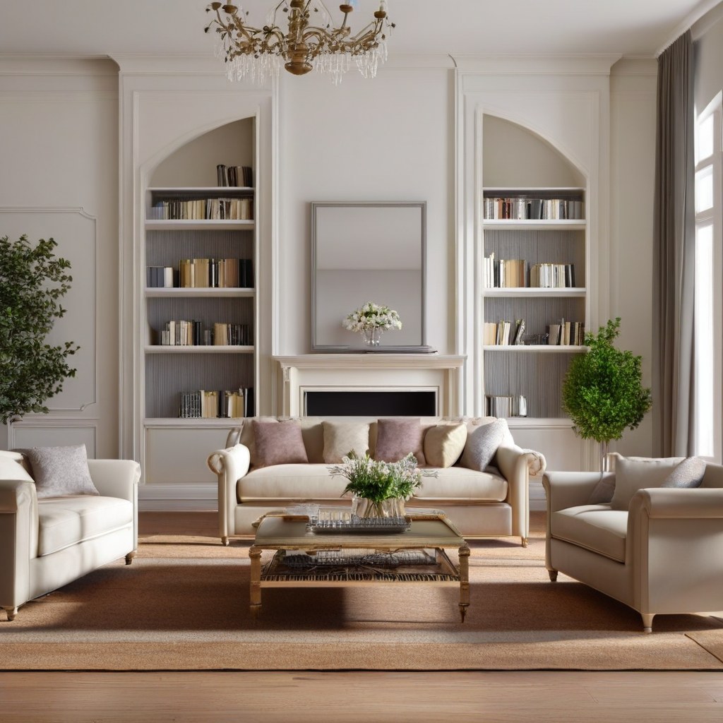 Luxury furniture in an elegant Dublin drawing room in Ireland by Casa Padrino