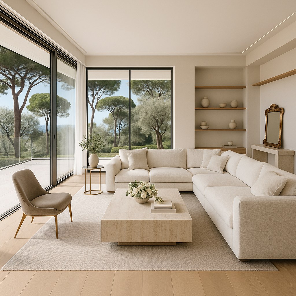 Luxury furniture Roquebrune Cap Martin seafront penthouse furnished by Casa Padrino