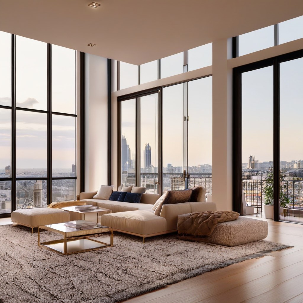 Luxury furniture Singapore in a Marina Bay penthouse by Casa Padrino