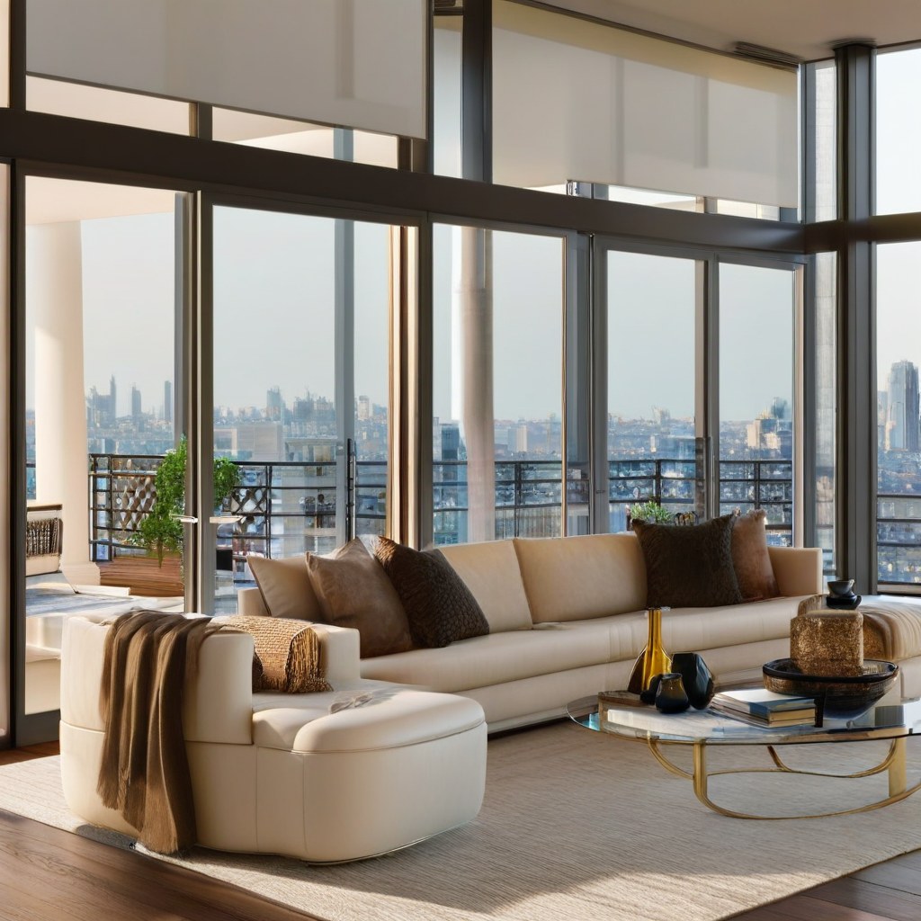 Luxury furniture USA in an elegant Manhattan penthouse by Casa Padrino