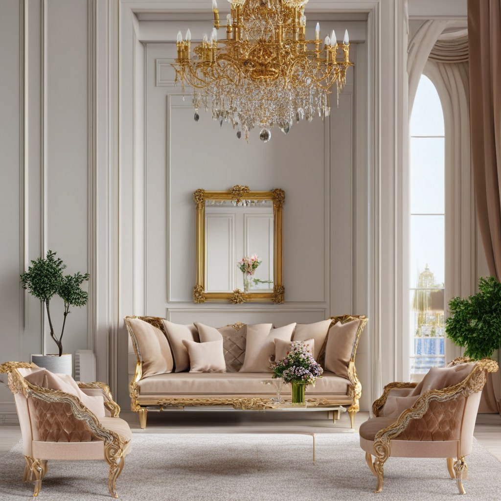 Luxury furniture USA in a Miami villa interior by Casa Padrino