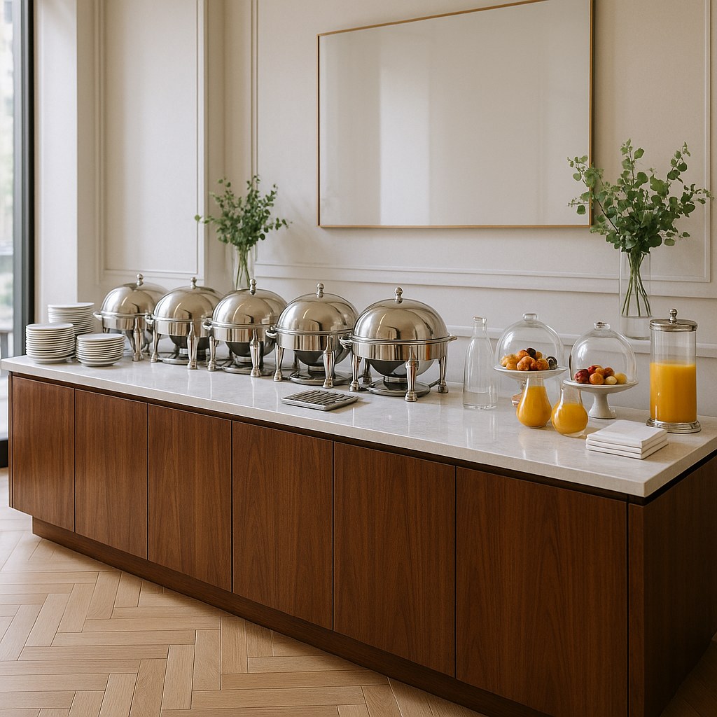 Sideboards hotel buffet sideboard set for service by Casa Padrino