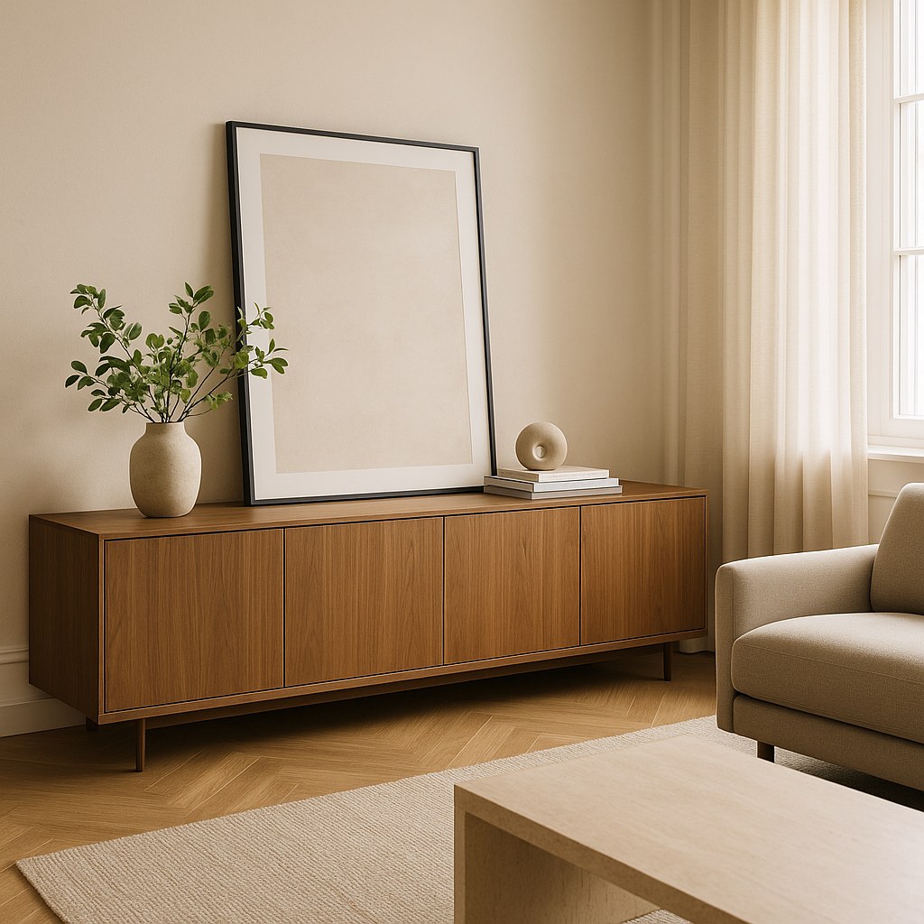 Sideboards low living room sideboard used as a media unit by Casa Padrino