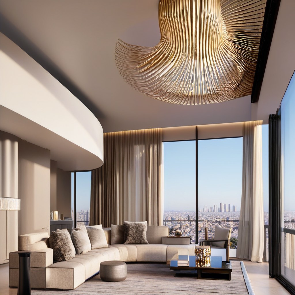 Muebles de lujo Barcelona: ático con vistas al mar y mobiliario de diseño de Casa Padrino