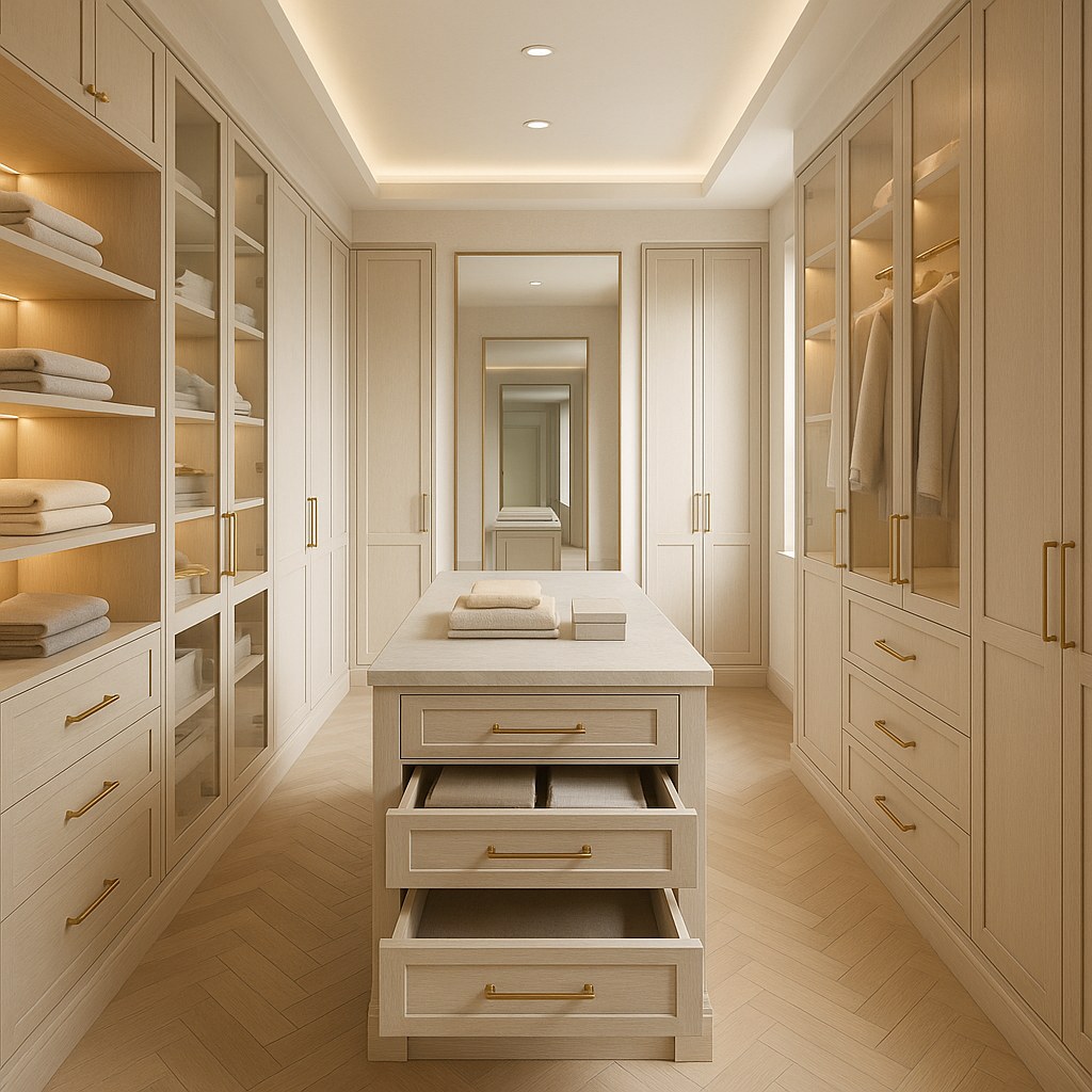Vestidor con armario a medida de Casa Padrino