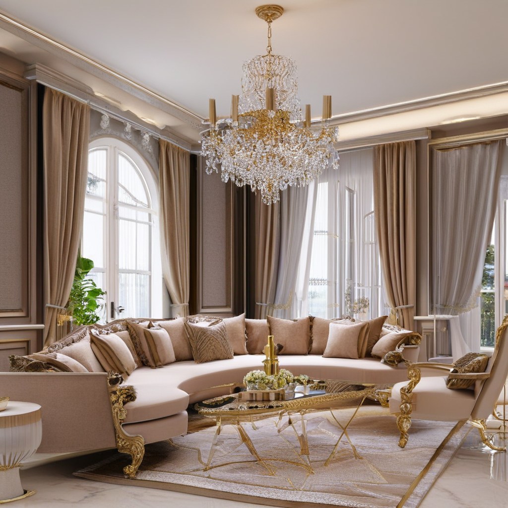 Fauteuil baroque dans le hall d'un hôtel de luxe par Casa Padrino