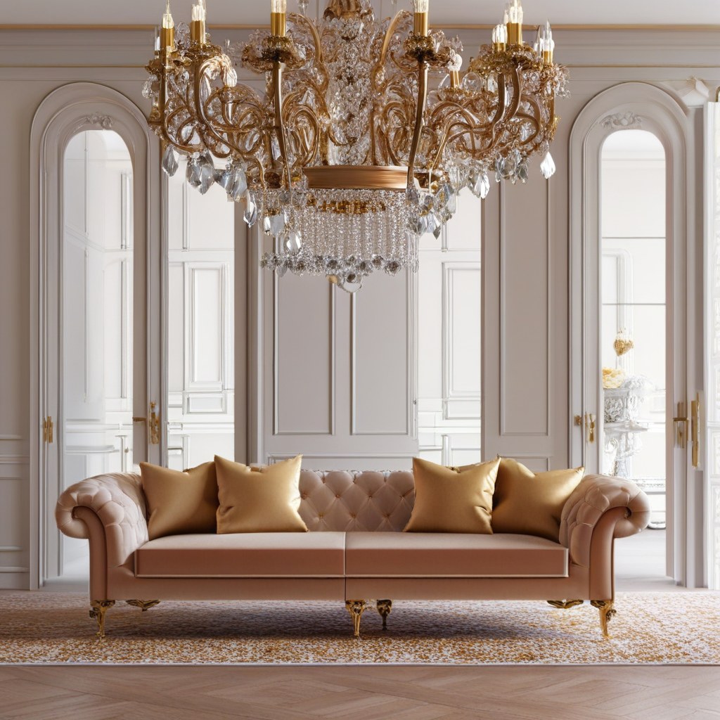 Paire de fauteuils baroques près de la cheminée dans un salon de luxe par Casa Padrino