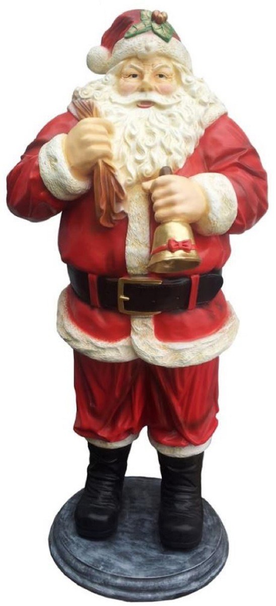 Figurines de Noël géantes : père Noël à la cloche de 185 cm, Casa Padrino