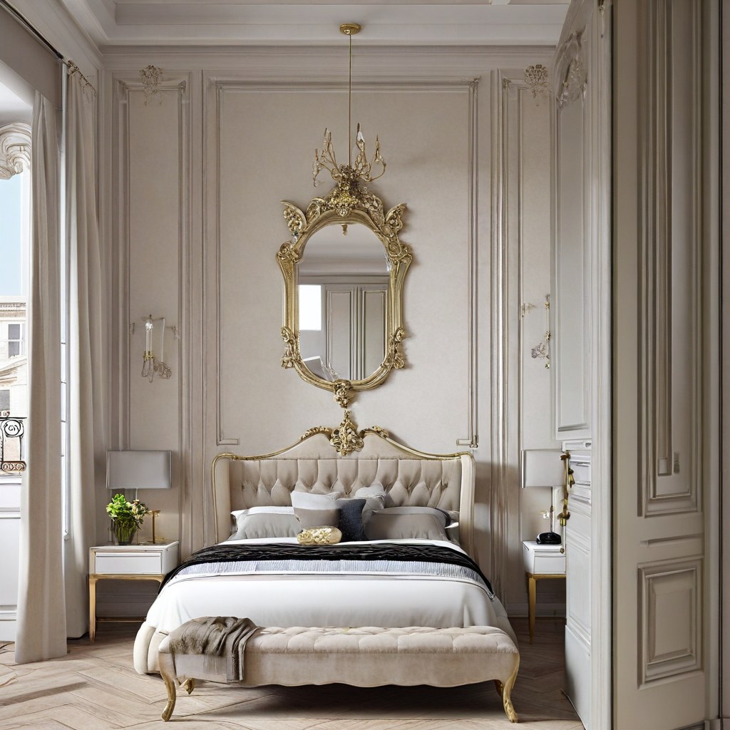 Meubles de luxe Bordeaux chambre baroque élégante de Casa Padrino