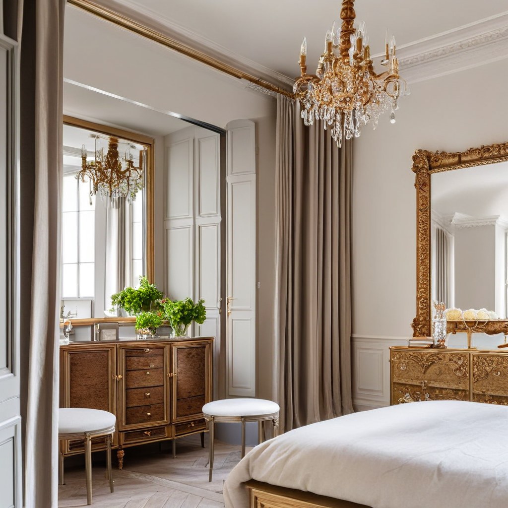 Meubles de luxe Lille chambre baroque élégante de Casa Padrino