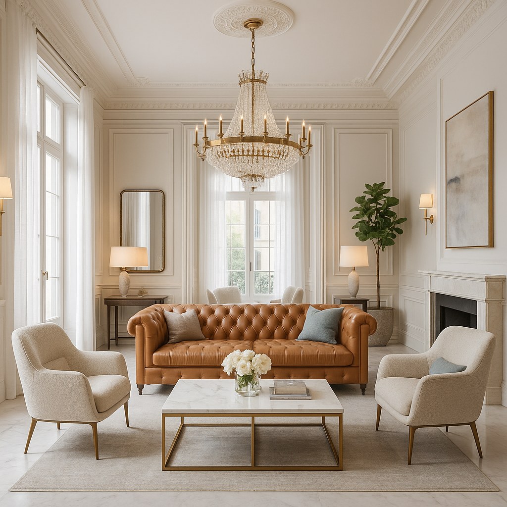 Meubles de luxe Lyon hall d'hôtel avec fauteuils design de Casa Padrino