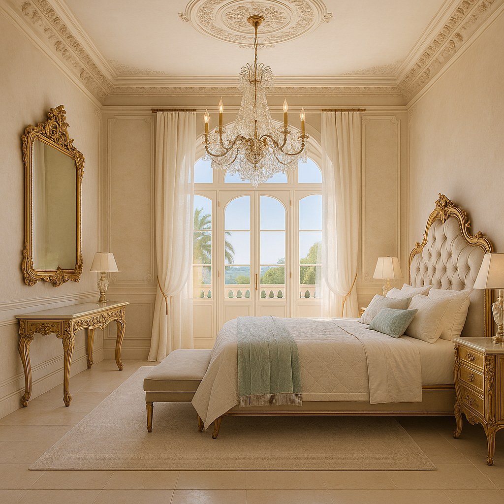 Meubles de luxe Marseille chambre baroque élégante de Casa Padrino