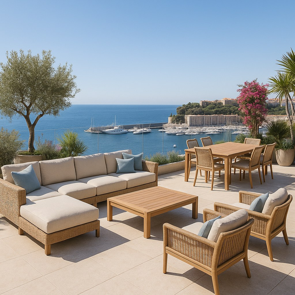 Meubles de luxe Monaco penthouse avec terrasse panoramique de Casa Padrino