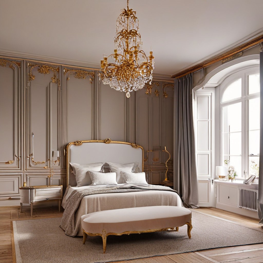 Meubles de luxe Nantes chambre baroque élégante de Casa Padrino