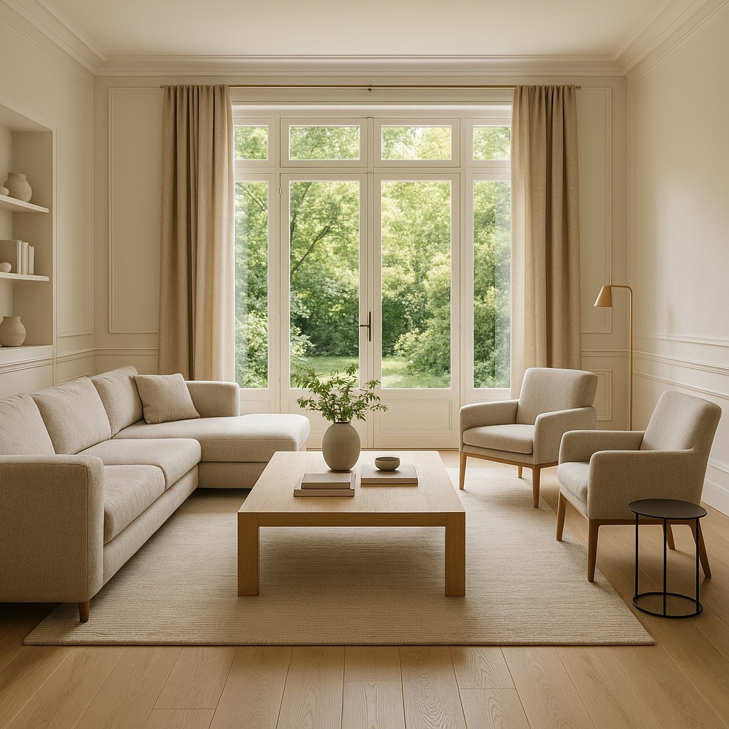 Meubles de luxe à Neuilly sur Seine : salon de maison de famille par Casa Padrino