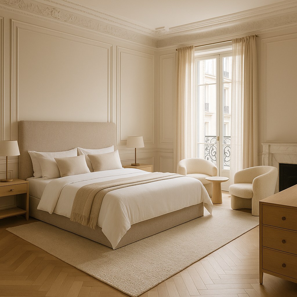 Meubles de luxe dans le 16e arrondissement : chambre à Passy par Casa Padrino