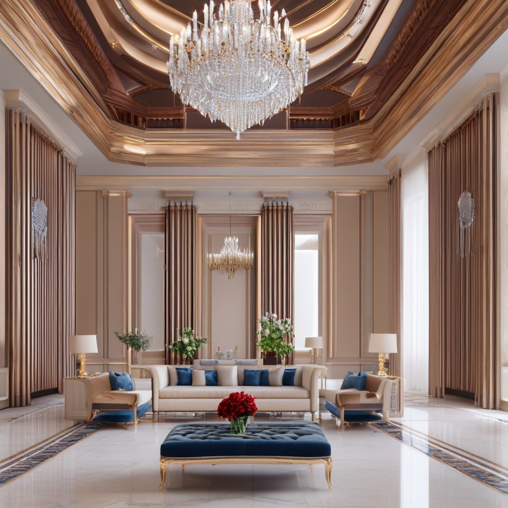 Projets d'aménagement de luxe hall d'hôtel baroque signé Casa Padrino