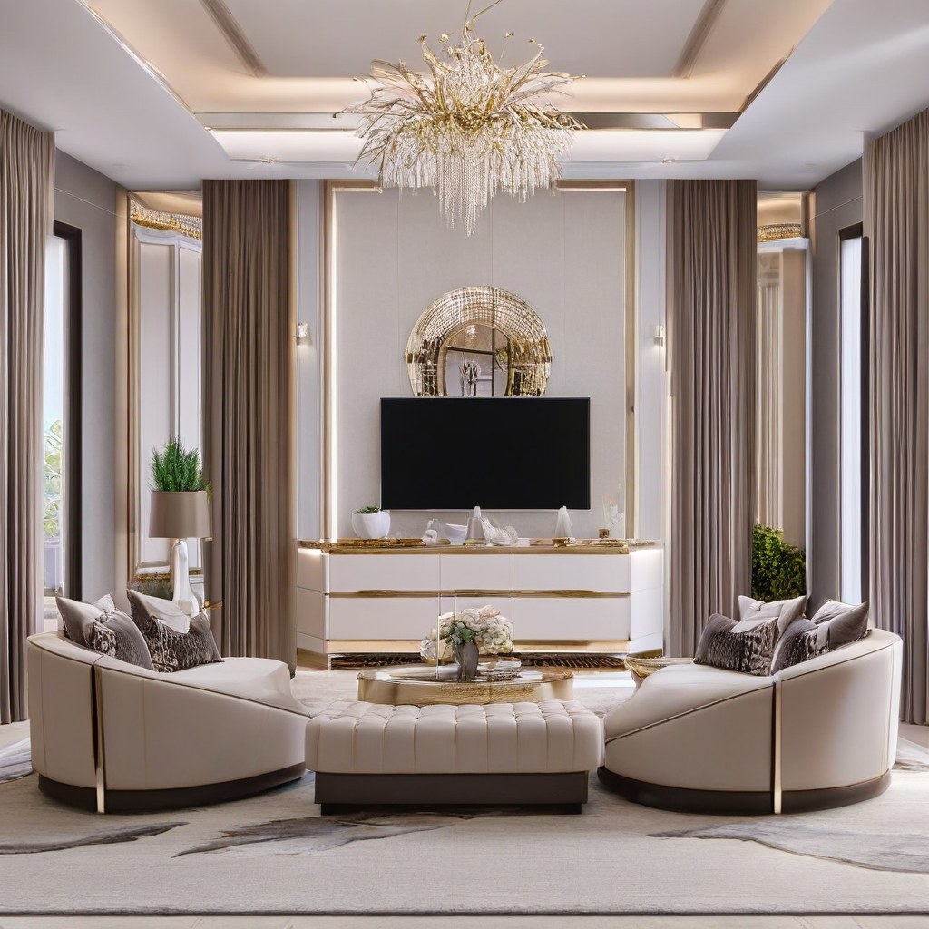 Projets d'aménagement de luxe salon de villa privée signé Casa Padrino