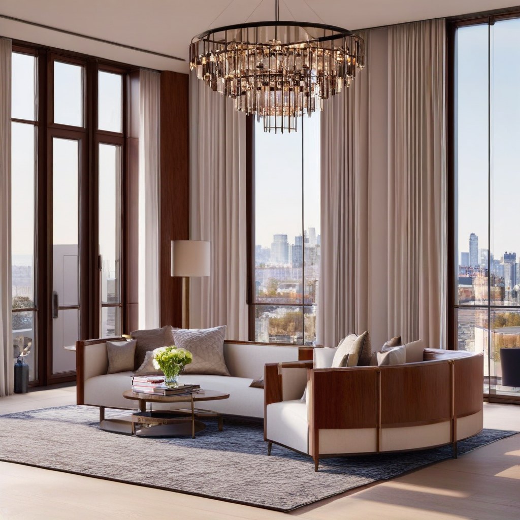 Mobili di lusso Bari - attico zona giorno con mobili di design di Casa Padrino