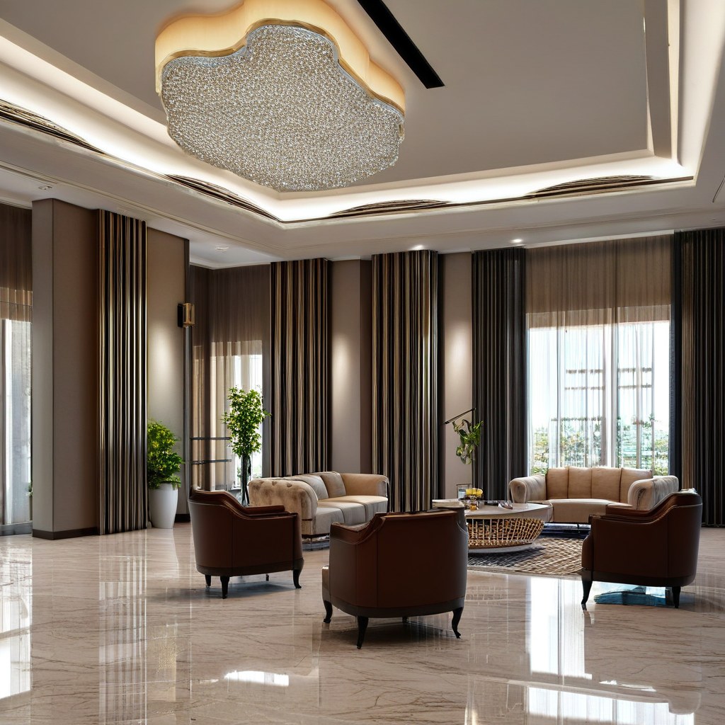 Mobili di lusso Bari - lounge d'albergo con poltrone di design di Casa Padrino