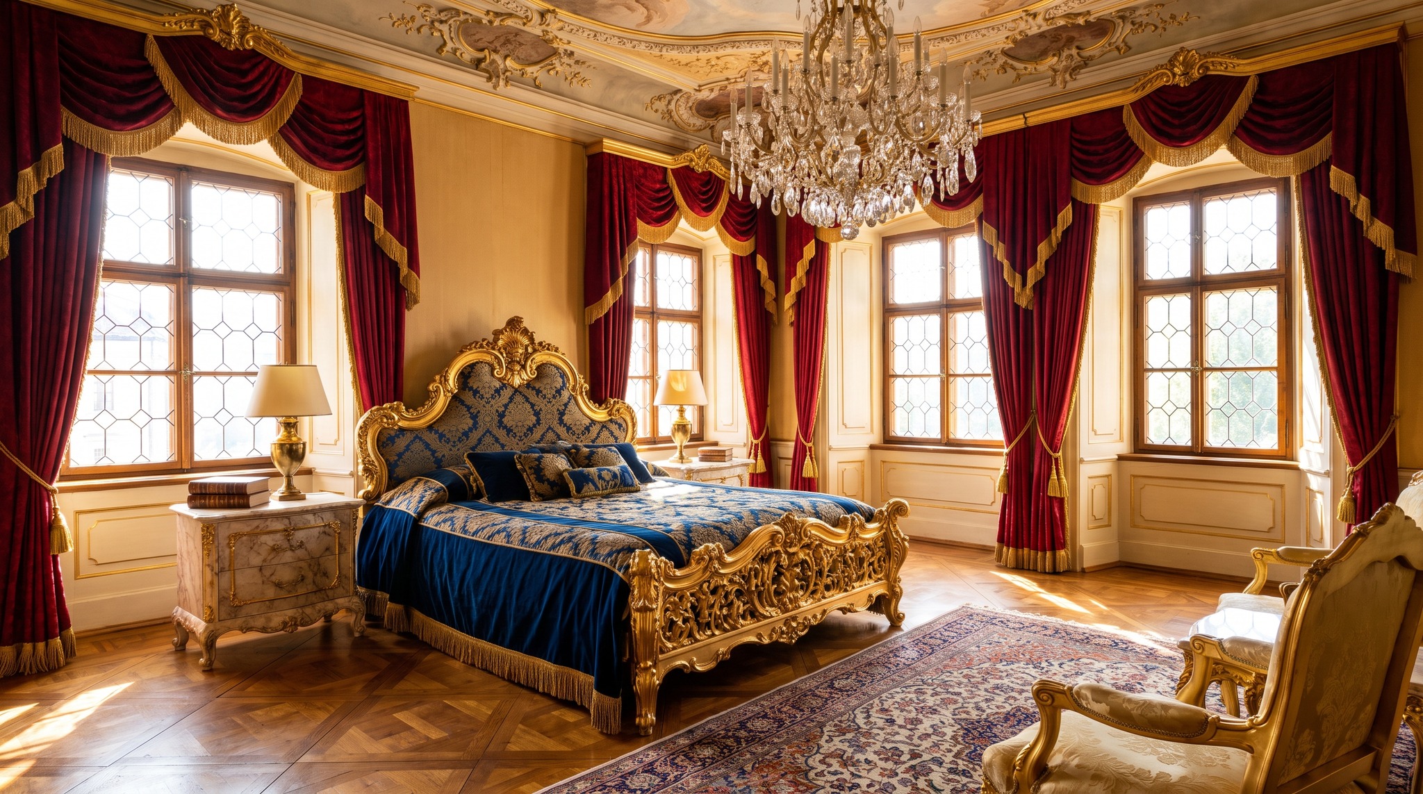 Cama entre dos ventanas: qué anchura en pared exterior