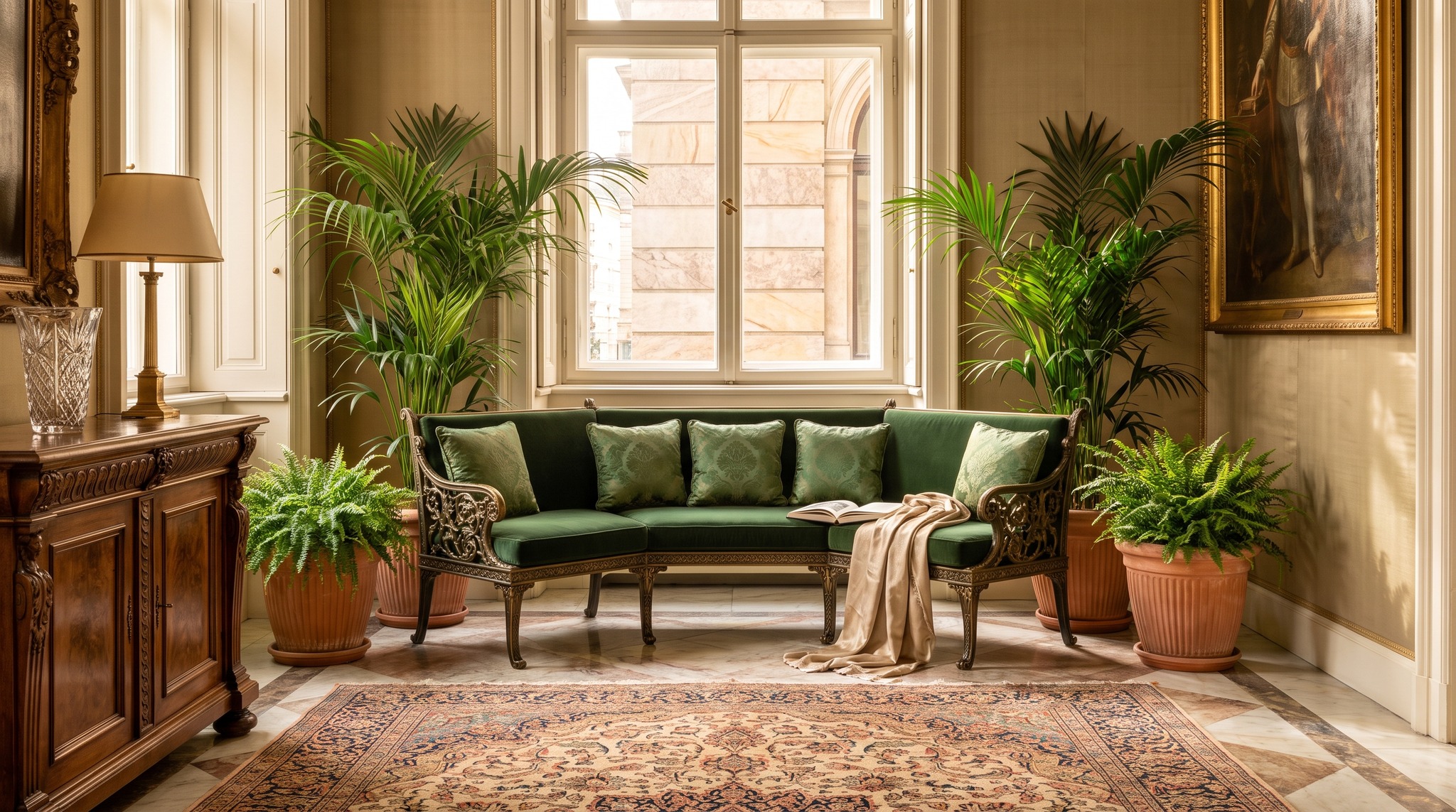 Garden Bench Beneath the Window: The Correct Distance from the House Wall