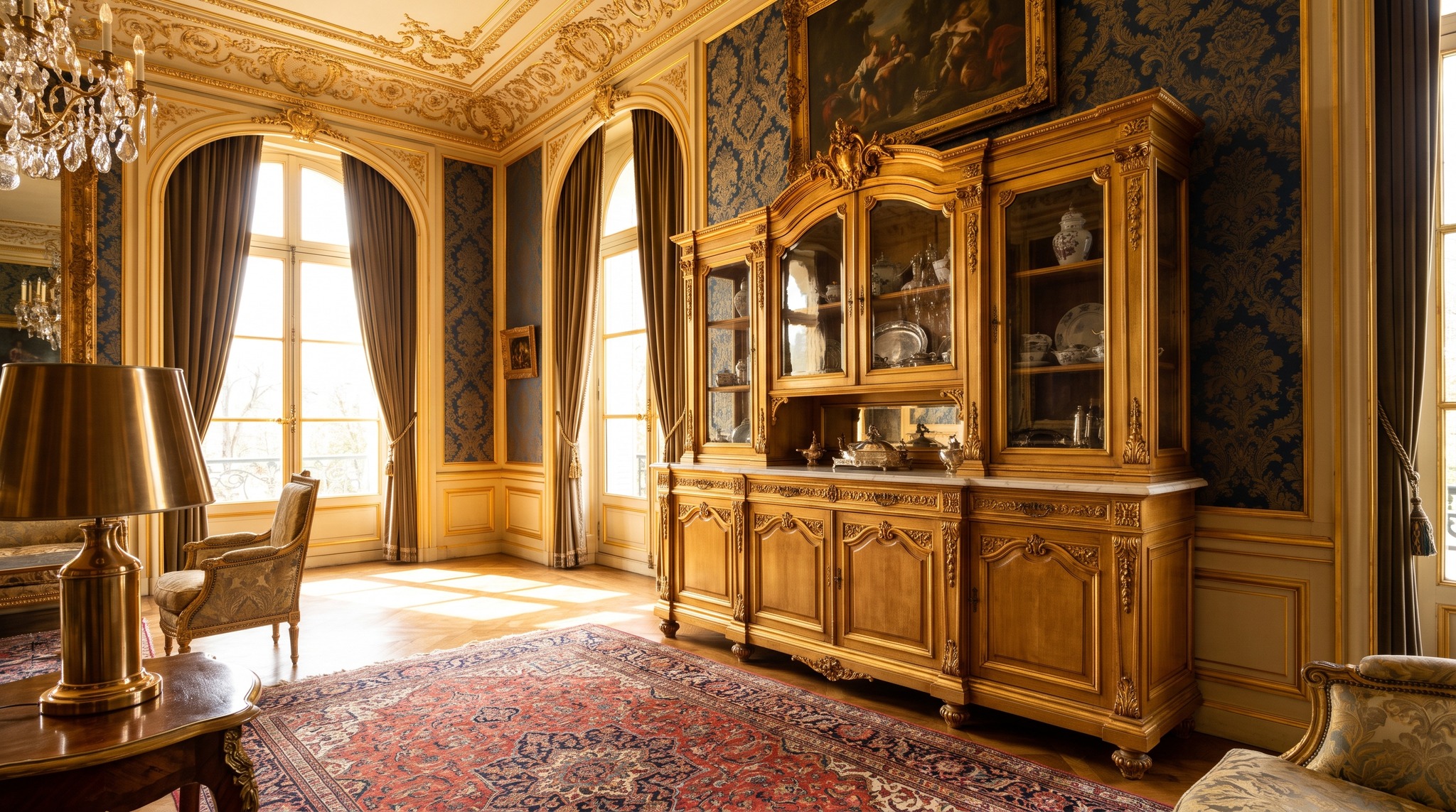 Credenza in soggiorno: vani aperti o chiusi