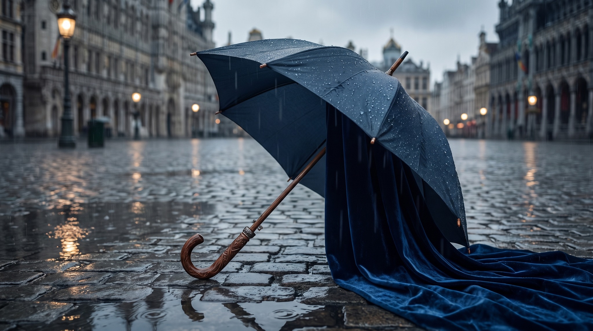 Regenschirm bei Abendveranstaltungen: Garderobe, Abendkleid und Optik